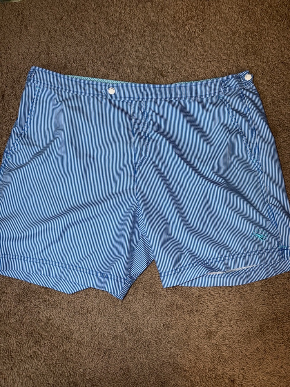 Men’s Ted Baker (world is your lobster) size 7 (men’s 40 waist )adjustable short